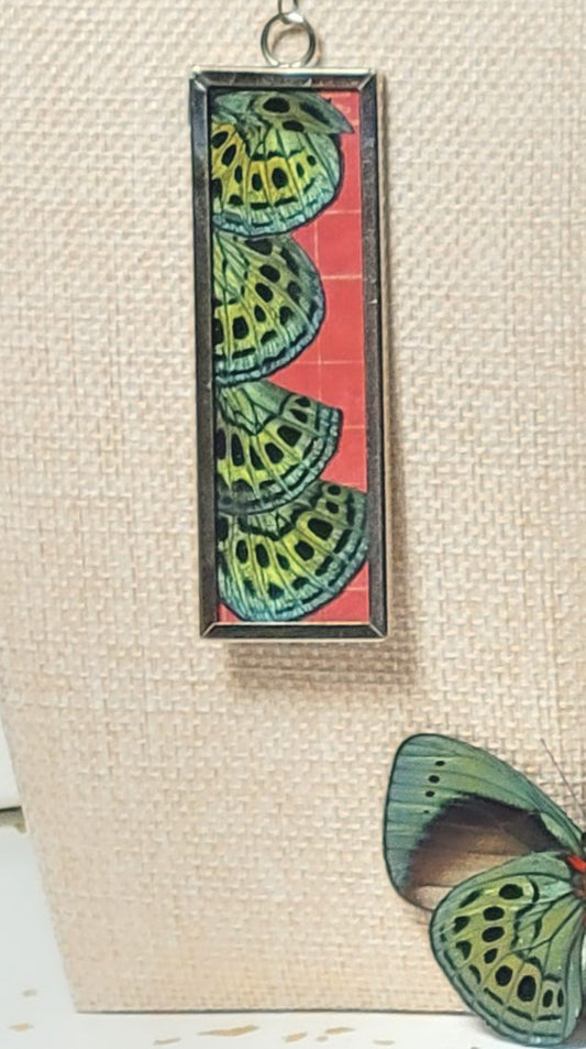 Real Butterfly Wing Pendant